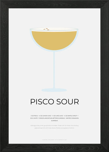 Pisco sour cocktail recipe - pisco,