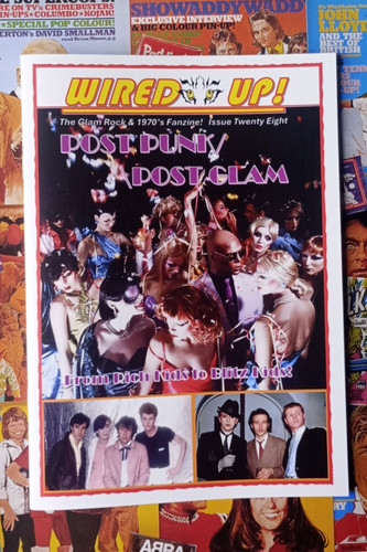 Glam rock fanzine wired - rock,