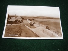 Vintage postcard blue anchor - vintage,
