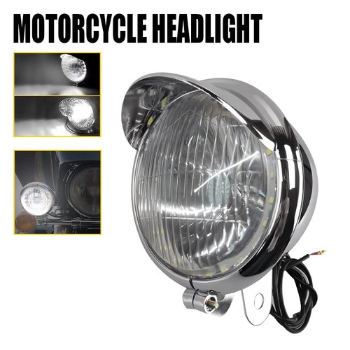 Round led motorcycle motorbike - round,