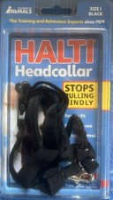 Halti Head Collar for Dogs, Size 1, Black + Training guide. Excellent condition