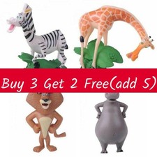 Decorate With Madagascar Movie Action Figures Character-like Dolls For Ornament
