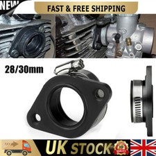 28mm 30mm Carb Flange Intake Adapter Manifold Boot For Mikuni 28-30 Carburetors