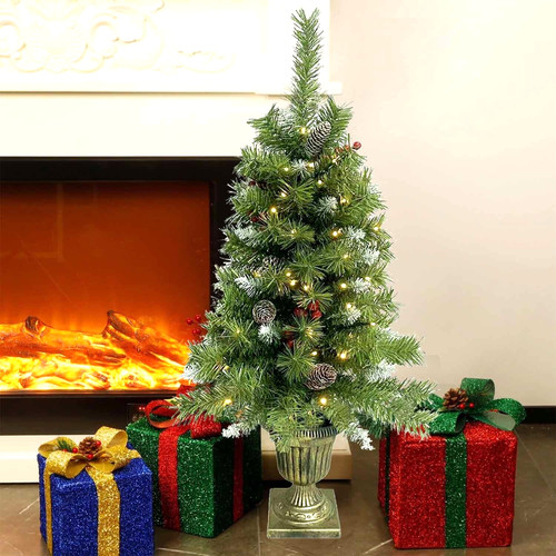 Christmas tree xmas battery - christmas,