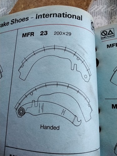 Lockheed rear brake shoes - rear,