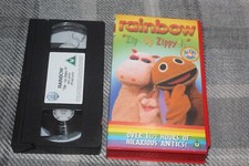Rainbow Zip Up Zippy VHS Video