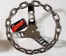 Lowrider Chain Bicycle Steering Wheel Chrome  236101 , 236-101