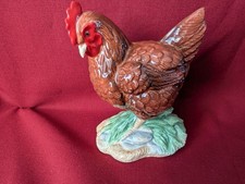 Border Fine Arts Pottery Rhode Island Red Hen  Chicken A5251