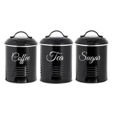 Tea Coffee Sugar Canister Set