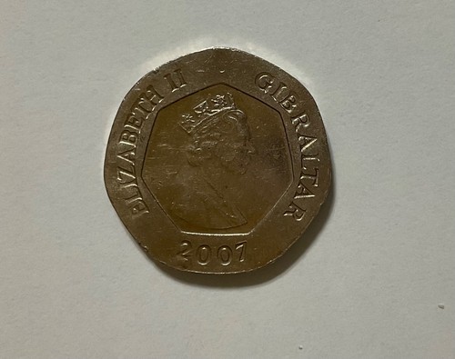 2007 rare gibraltar pence - gibraltar,