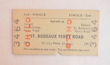 Railway Ticket BRB Saltash to