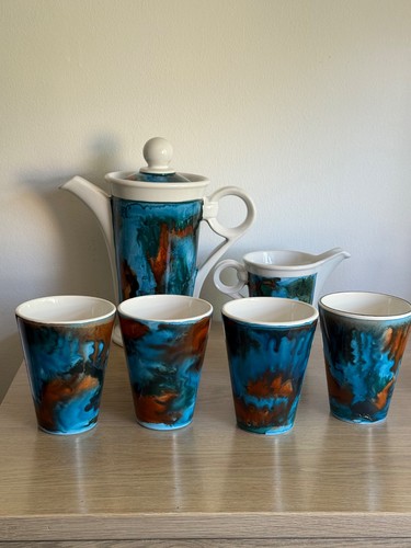 Avoca blue hand painted - hand, irish
