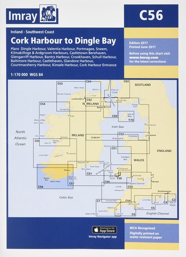 Imray chart c56 cork - chart, harbour