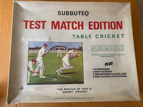 Subbuteo table cricket - subbuteo,