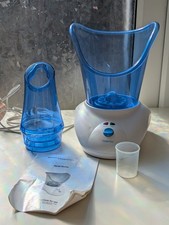 Facial Sauna With Variable Steam, Inhaler, Measuring Cup For Facial Skincare