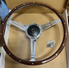 17' DARK WOOD RIM DISH AND BOSS KIT TO SUIT VW TYPE2 MID74-79