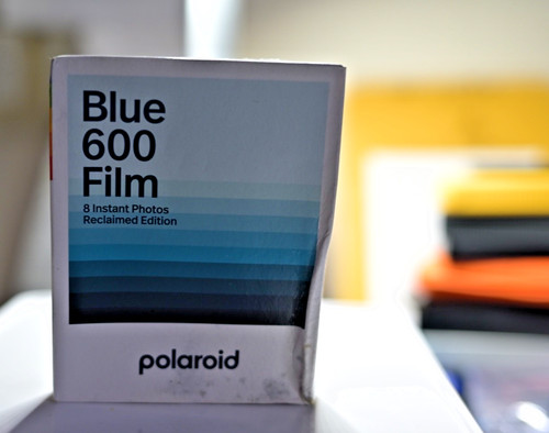 Rare blue polaroid - polaroid, 600