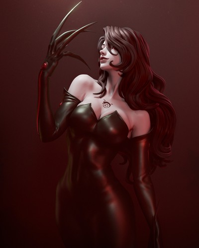 Lust printed resin model - resin,