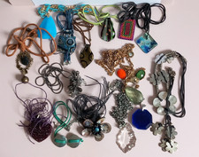 Mixed/Job lot of Costume Jewellery Pendant Necklaces various designs