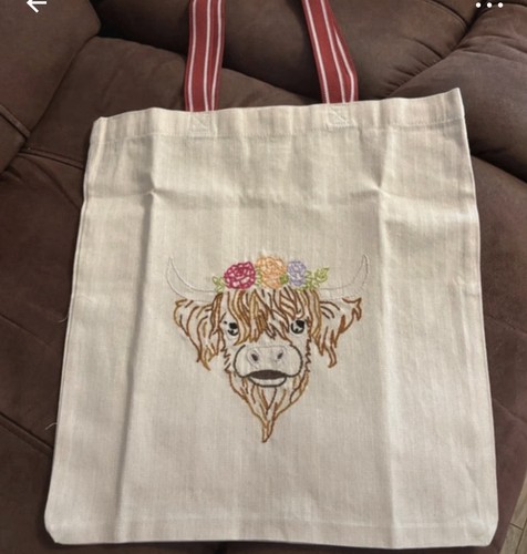 Handmade embroidered canvas - embroidered,