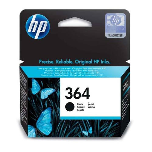 Original 364 black ink - hp,