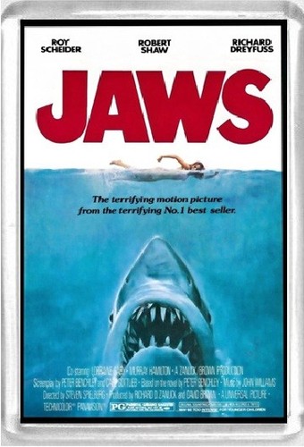 Jaws 1975 movie poster - 1975, fridge