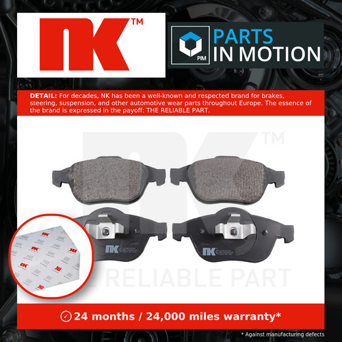 Brake pads set fits renault - pads,