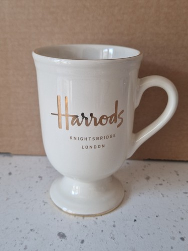 Harrods cream logo pedestal - harrods,