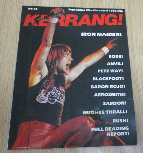 Vintage kerrang magazine - vintage,