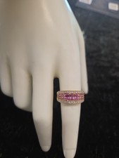 18ct YELLOW GOLD PINK SAPPHIRE