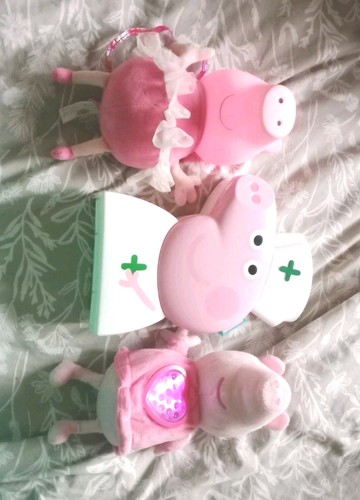 Peppa pig bundle plushies - bundle,