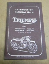 1958-1963 TRIUMPH 3TA 5TA T90