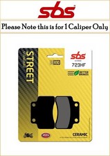CPI Aragon 125 GP 2007 [Front Ceramic Brake Pads] [SBS HF Series]