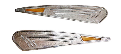 Side panel embellisher - panel, badge