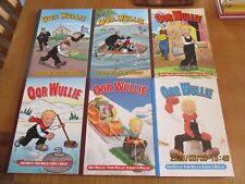 'Oor Wullie', 6 Books, Sunday Post/DC Thompson Publishers, Pre Loved RRP £38.47