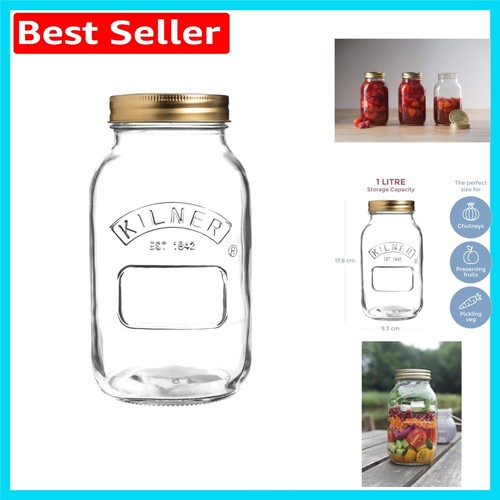 Durable glass preserve - glass, jar