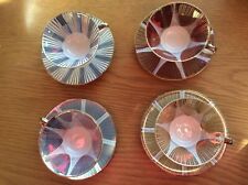 Zeh Scherzer vintage Deco 1950 1960 cup saucers x 4 gilt coffee Barvaria Germany
