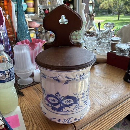 Antique large blue - , "blue
