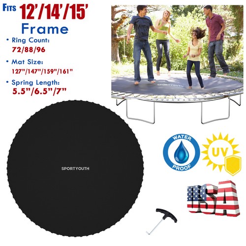 Replacement trampoline mat for - replacement,