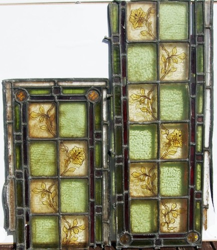Antique stained glass - antique,