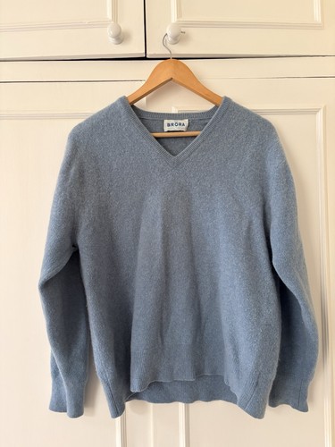 Brora blue cashmere 100 - blue, 100%