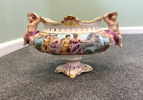Vintage porcelain gilded - porcelain,
