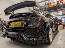 Genuine Mugen Rear Diffuser for Honda Civic Type R FK8