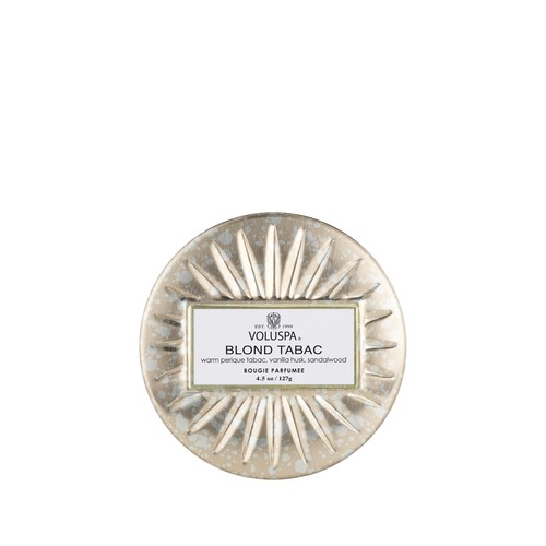 Blond tabac mini candle - candle, 4oz