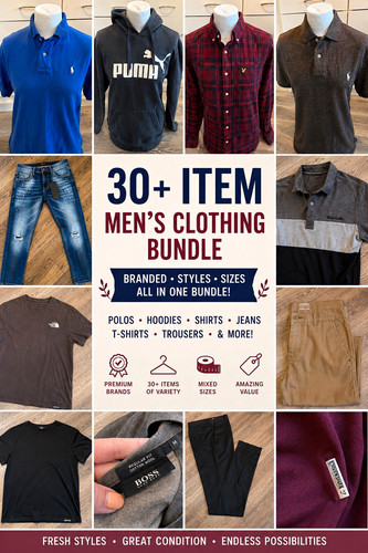 Men branded clothing - men’s,