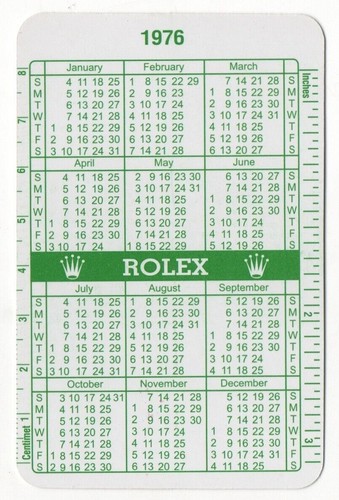 Rolex 1976 1977 green - 1976,