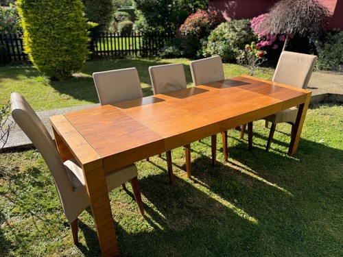 Dwell walnut dinning table - table, +