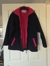 Women's Fleece Zip Up Jacket UK Size S / M 12 Nice And Warm