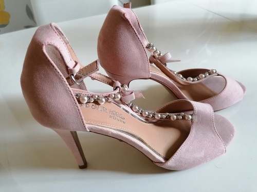 Dune pink high heel - high,