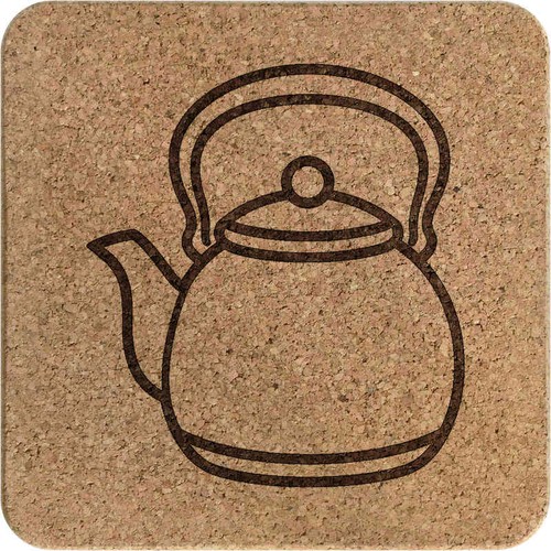 Tea kettle square cork - square,